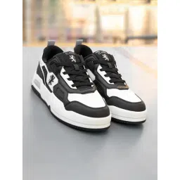 Red Tape Men's Down Town Dapper Black Casual Sneakers