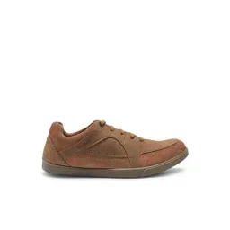 Woodland Men's Cashew Brown Casual Sneakers