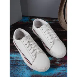 Carlton London Women's White Sneakers