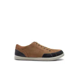 Woodland Men's Cashew Brown Casual Sneakers