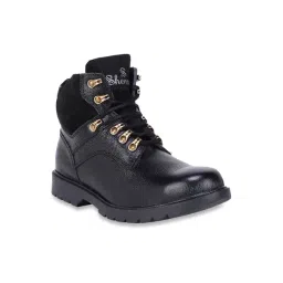 Shences Black Derby Boots