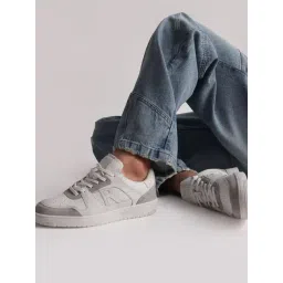 Rare Rabbit Men's ZOUK White Sneakers