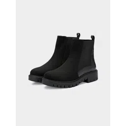 ADORLY Women Round-Toe Chelsea Boots