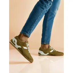 Neemans Men's Urban Olive Casual Sneakers