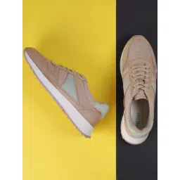 Metro Women Beige Sneakers