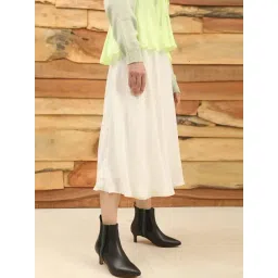 Saint G Ashlyn Black Crust Leather Handcrafted Ankle Boots