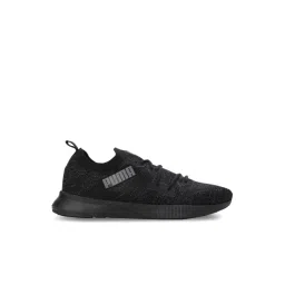 Puma Men's Flyer Runner Engineered Knit V1 Black Running Shoes