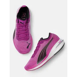 Puma Women Purple Deviate Nitro Running Shoes
