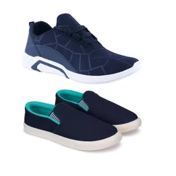 Free Kicks Men Multicoloured Mesh Marking Running Sports Shoes