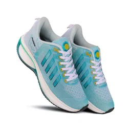 NOBELITE Men Blue & White Printed Round Toe Lace Up Synthetic Sneakers