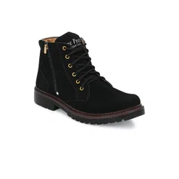 LEEPEETER Men Casual Block-Heeled Regular Boots