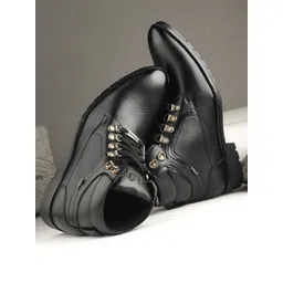 Vellinto AUSTIN Men Block Heeled Biker Boots