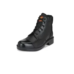 MIKAASA Men Leather Tactical Ankle Boots