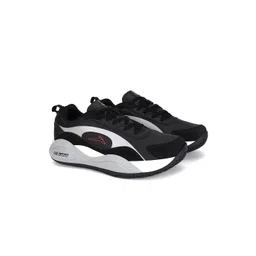 JQR Men Black Colourblocked Sneakers