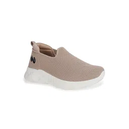 Campus Men Woven Design PU Slip-On Sneakers
