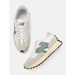 New Balance Men 327 Leather Sneakers