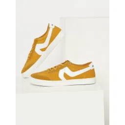 Men's Suede Yellow Casual Shoes