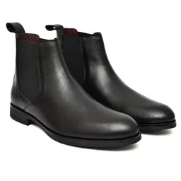 Warnex Men Block Heeled Chelsea Boots