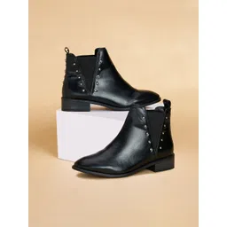 Forever Glam by Pantaloons Women PU Winter Boots