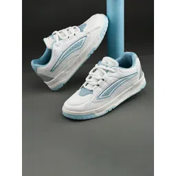 Duke Men Colourblocked PU Sneakers