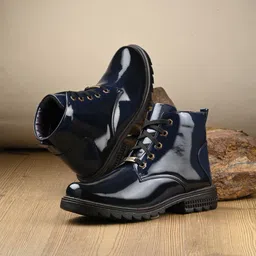 Royal VIROLA Party Wear ll Casual ll Latest Patent Leather Boots for Men Boots For Men