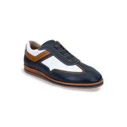 mccoy Men Colourblocked Leather Slip-On Sneakers