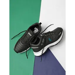 glitchez Men Round Toe Lace-Ups Sneakers