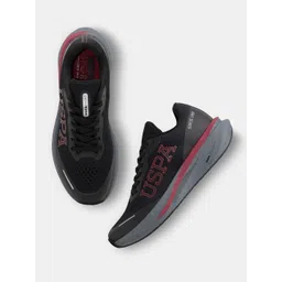 U.S. Polo Assn. Men Textile Running Non-Marking Shoes