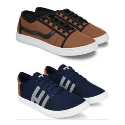 Free Kicks Men Multicoloured Mesh Marking Running Sports Shoes