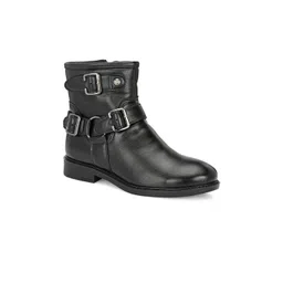 AfroJack Women Casual Block-Heeled Regular Boots