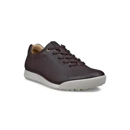 ECCO Men Leather Lace-Ups Non-Marking Golf Shoes