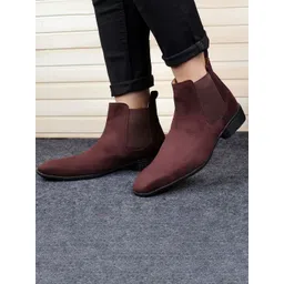 Bxxy Men Suede Formal Chelsea Boots
