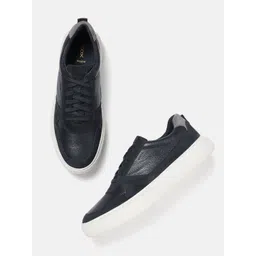 Geox Men Leather Casual Sneakers