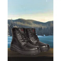 TSF Men Brown Leather Boots