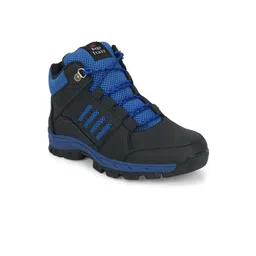 Eego Italy Men Black Leather Training or Gym Shoes