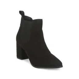 Truffle Collection Women's Jet Black Casual Booties