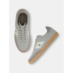 U.S. Polo Assn. Men Colourblocked PU Sneakers