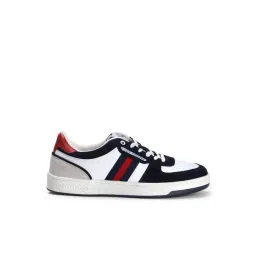 Louis Philippe Men's White Sneakers