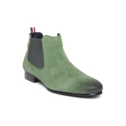 Gabicci Men's Olive Chelsea Boots