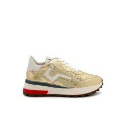 Whitesta Women's Golden Sneakers