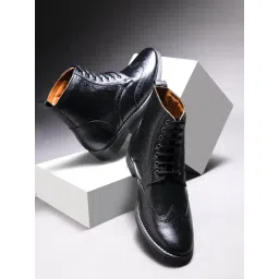 Clog London Men's Black Derby Boots