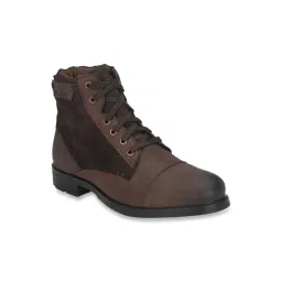 Delize Men's Brown Biker Boots