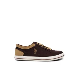 U.S. Polo Assn. Men's MONTON 4.0 Brown Casual Sneakers