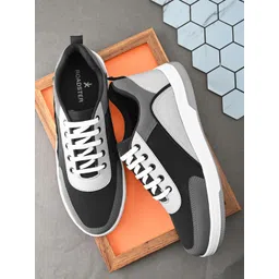 The Roadster Lifestyle Co Men Lace Up Colourblocked Sneakers