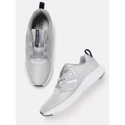 Woodland Men Woven Design Round-Toe Running Shoes