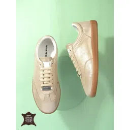 HOVERSOUL x Nico Nerini Women's AUREA Camel Brown Sneakers