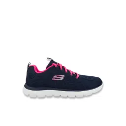 Skechers Women's SUMMITS Navy Casual Sneakers