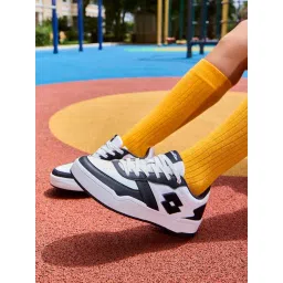 Lotto Women's Hoop Star Citta White & Black Sneakers