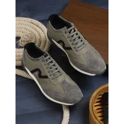 EZOK Men's Slate Grey Casual Sneakers