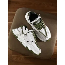 JK Port Men Round Toe Lace-Ups Sneakers